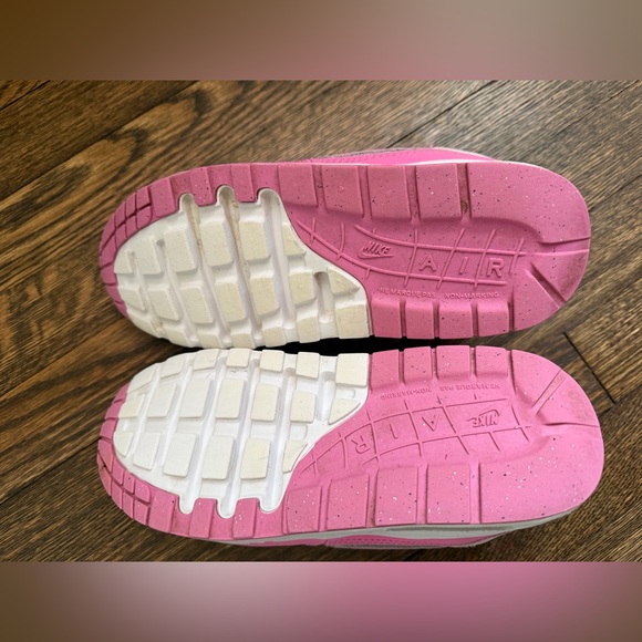 Nike Air Max 1 GS White Pink Foam Playful Pink FZ3559-100 Talla 5.5Y - Picture 6 of 7